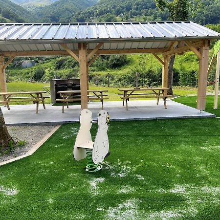 Bungalow Charmant A Cauterets Avec Vue Sur La Montagne ภายนอก รูปภาพ